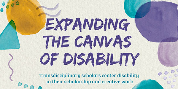 'Expanding the Canvas of Disability' text and logo