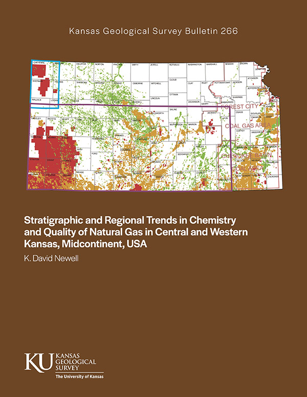 “Stratigraphic and Regional Trends in Chemistry and Quality of Natural Gas in Central and Western Kansas, Midcontinent, USA” book cover