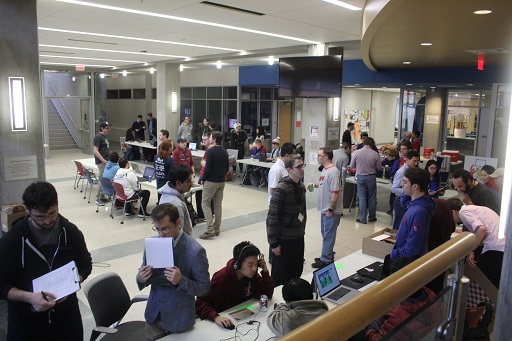 2019 HackKU in the McClendon Atrium