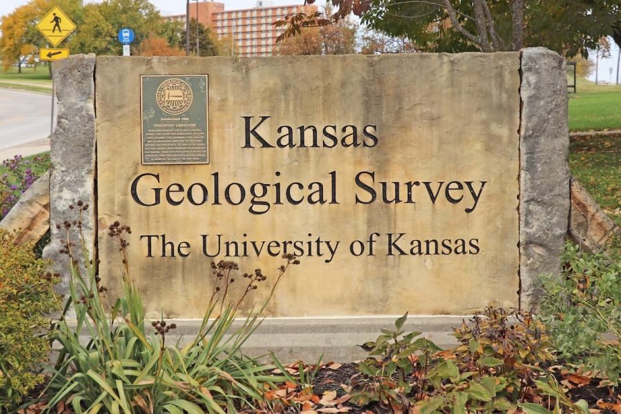 Kansas Geological Survey sign
