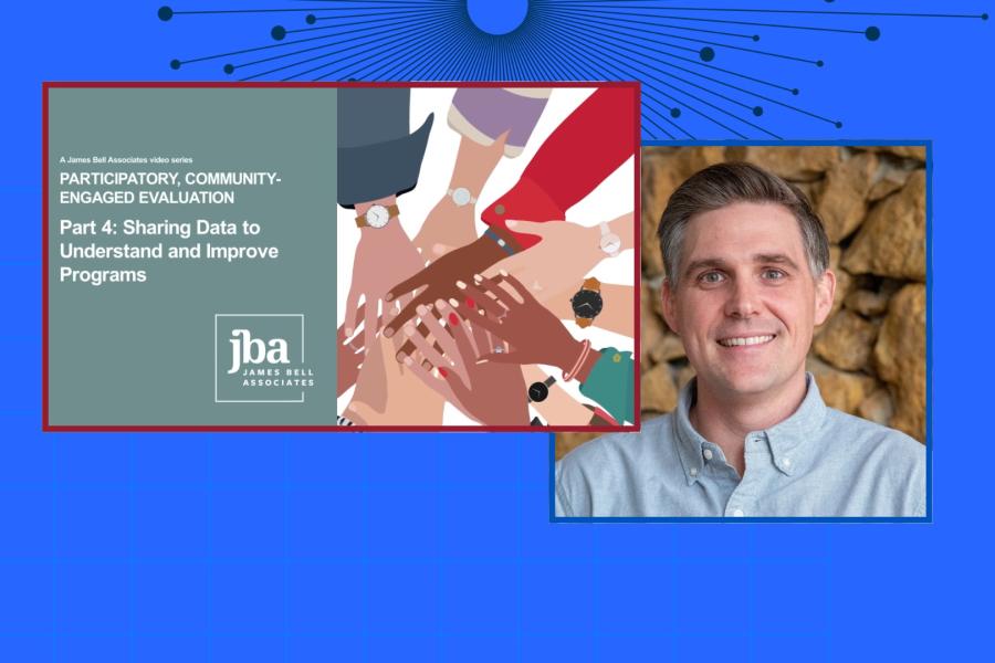 Jared Barton and screenshot of the webinar opening