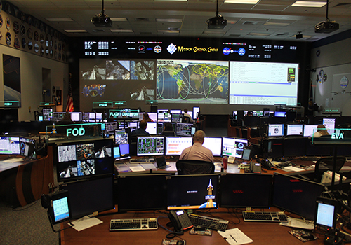 SELF visiting  Christopher C. Kraft Jr. Mission Control Center