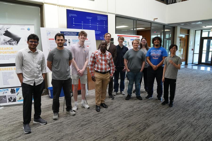 I2S graduate students and undergraduate students participate in the ISO Student Organization Showcase research poster presentations.