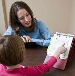 Counseling psychology graduate students have the opportunity to practice administering tests.