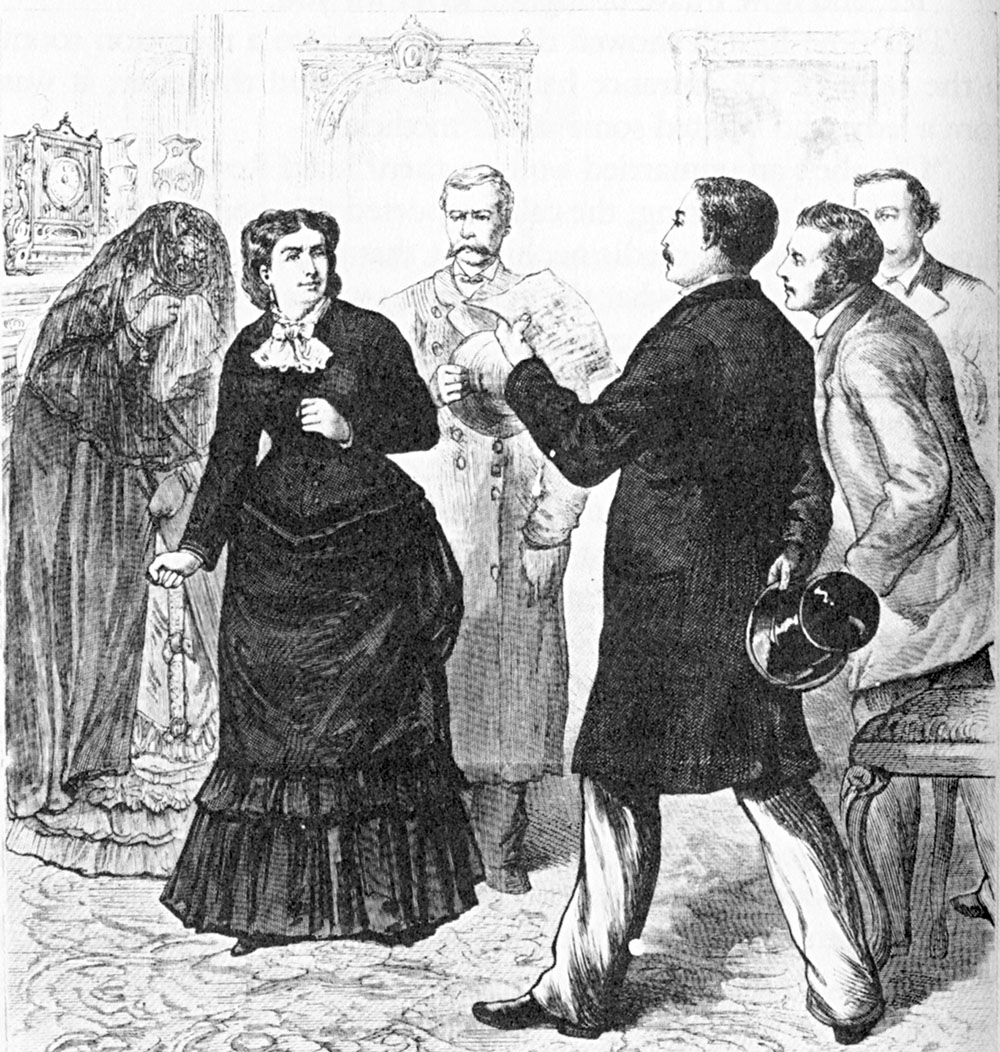 Top image: The cover art from an 1878 edition of the New York Illustrated Times depicts the arrest of Madame Restell by Anthony Comstock. Wikimedia Commons image.
