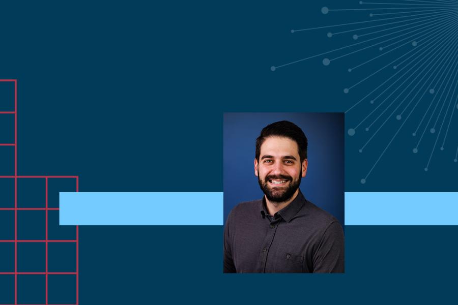 Photo of Aaron Teator, assistant professor of chemistry at KU.