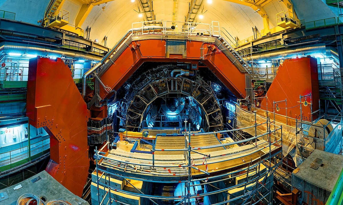 ALICE experiment station at CERN