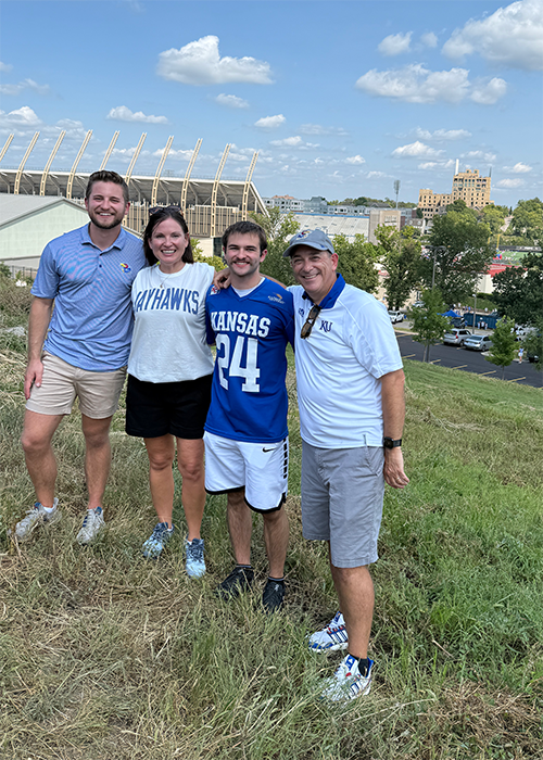 From left: Zach, Amy Luke and Matt Paquette.