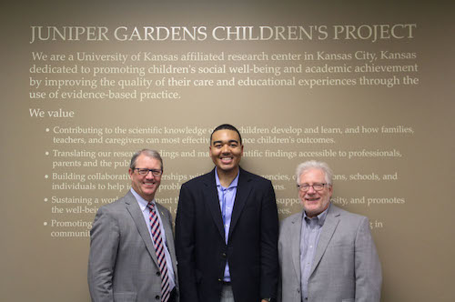 Chancellor Girod, Brian Boyd and John Colombo