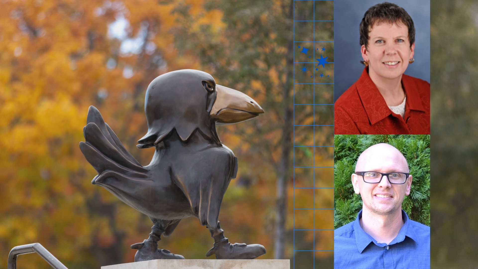 Graphic showing Cheryl Holmes and Dr. Brennan Miller