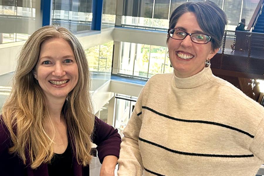 Meredith Bagwell-Gray and Beth Embry