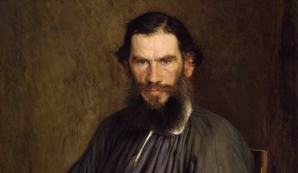 Portrait of Leo Tolstoy, by Ivan Nikolaevich Kramskoi, reproduction via WikiCommons.