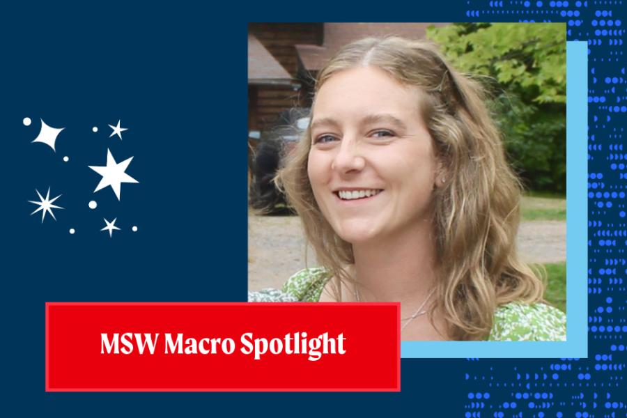 Master of Social Work student Emma Kelley