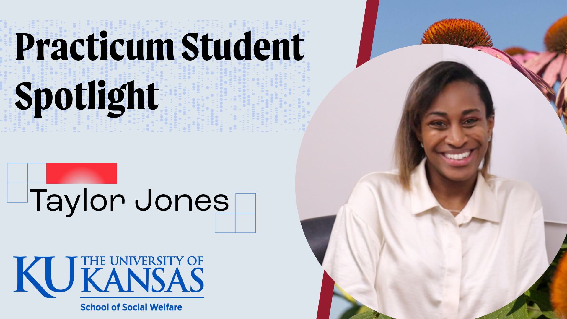 School of Social Welfare alum Taylor Jones