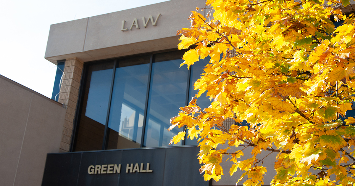 Green Hall, home of the School of of Law at the University of Kansas