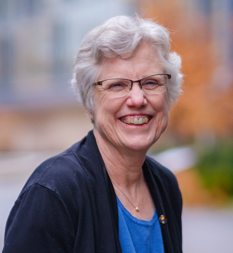 Susan Lunte is pictured smiling brightly for the camera