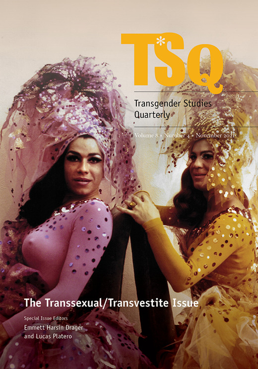 Transgender Studies Quarterly journal cover